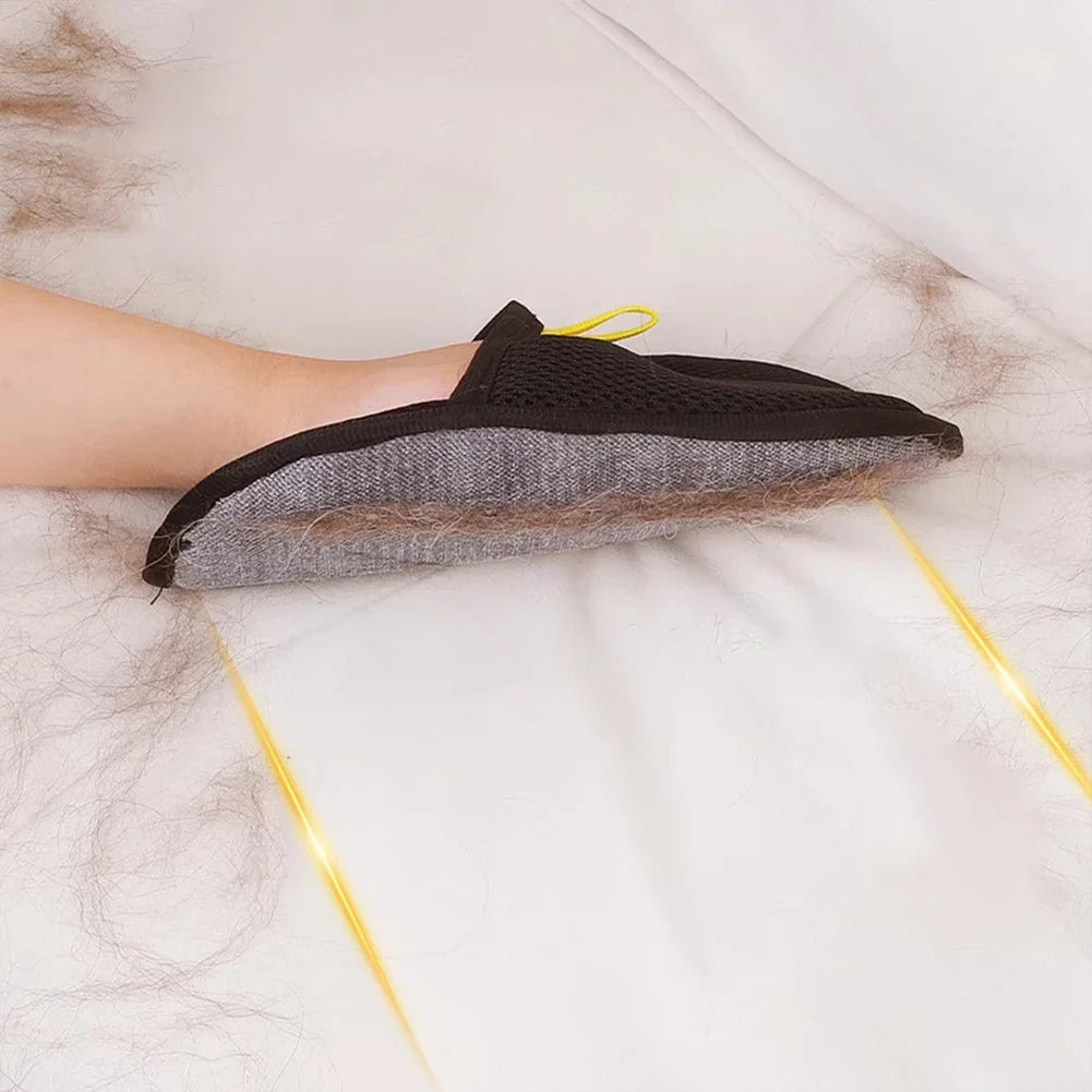 Cat Hair Cleaner Pet Gloves Household Hair Remover Cat Dog Hair Remover Brush Remover Hair Sticking Device Home Hair Scraper