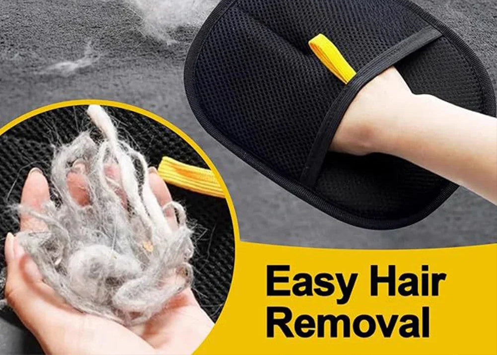 Cat Hair Cleaner Pet Gloves Household Hair Remover Cat Dog Hair Remover Brush Remover Hair Sticking Device Home Hair Scraper
