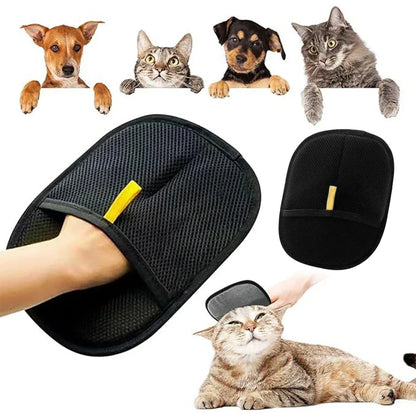 Cat Hair Cleaner Pet Gloves Household Hair Remover Cat Dog Hair Remover Brush Remover Hair Sticking Device Home Hair Scraper